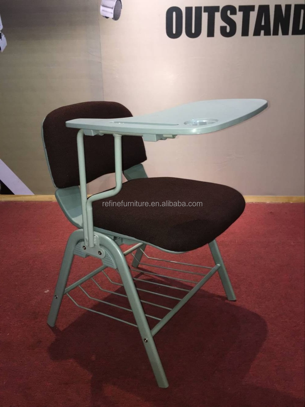 熱い販売スタッカブル生地大学講義椅子で書き込みタブレットRF-T001C仕入れ・メーカー・工場