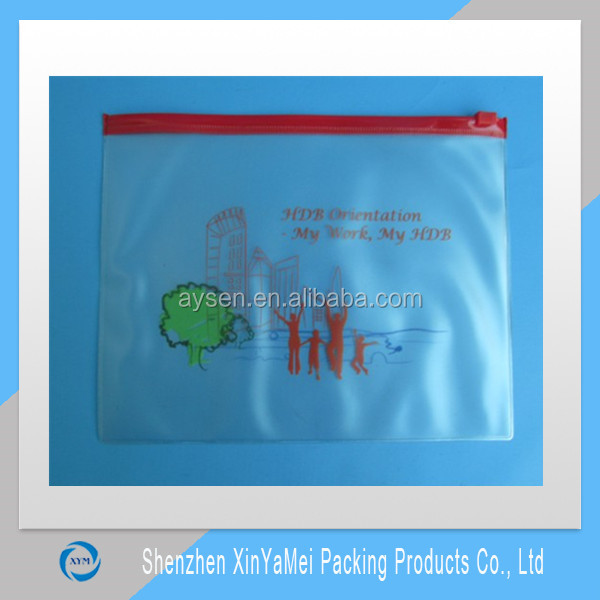 Waterproof & dustproof Clear PVC packing bag for clothing
