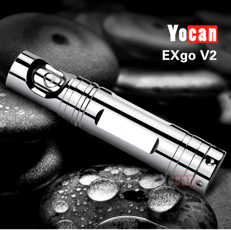 Replaceable control panel Yocan EXgo V2 battery with low voltage protection and power indication