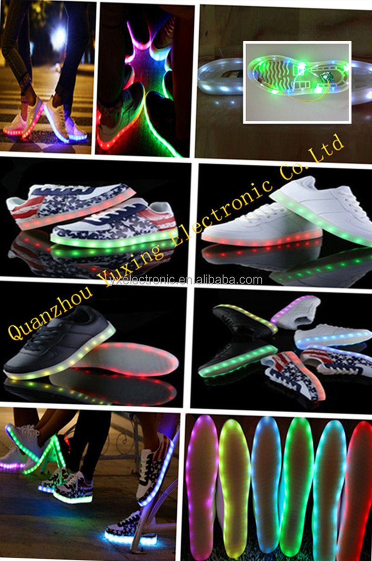 熱い販売の2015高品質のカラフルなスケート靴底のためのledライト仕入れ・メーカー・工場