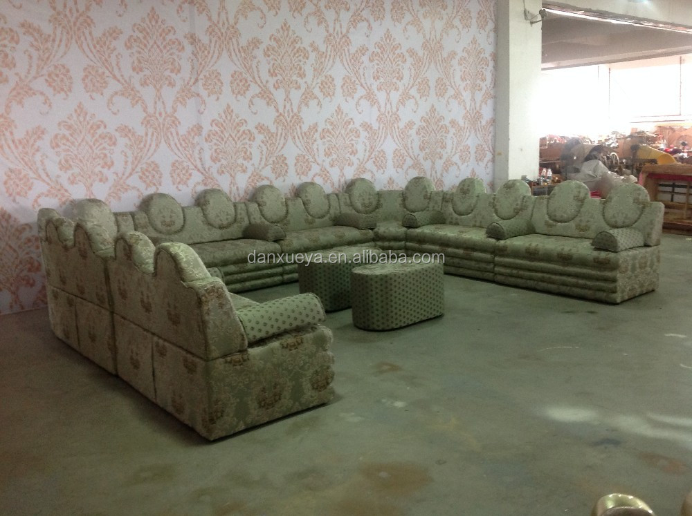 U forma de muebles de salón de estilo árabe sofá para sala de ...