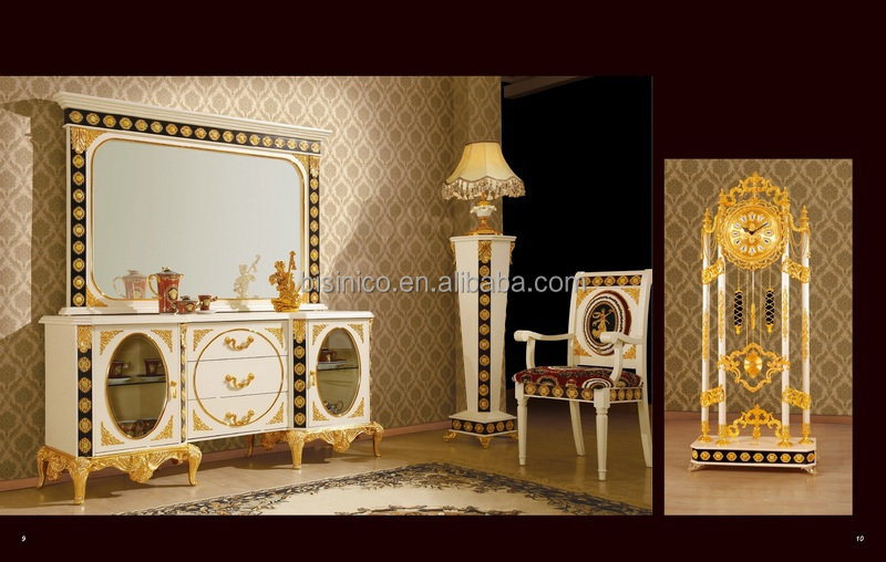 Nuevo artÃculo de lujo clásico kinge tamaño conjunto de muebles de ...
