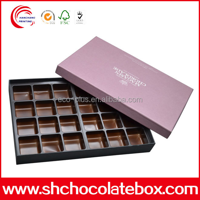 Soft Touch Paper Chocolate Packaging Box