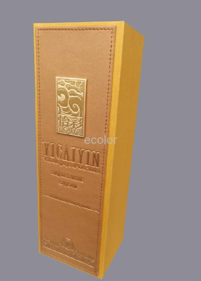 Round Red Wine Paper Box Printing Packaging Manufacture (Factory Supply)