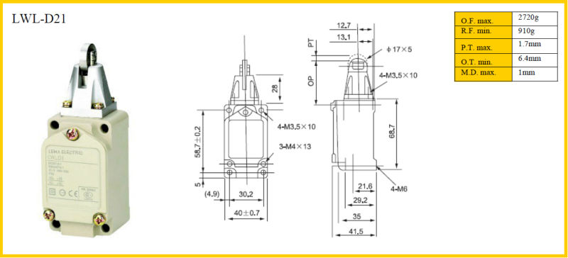 電気リミットスイッチ10a250vaclwl-c11メーカー問屋・仕入れ・卸・卸売り