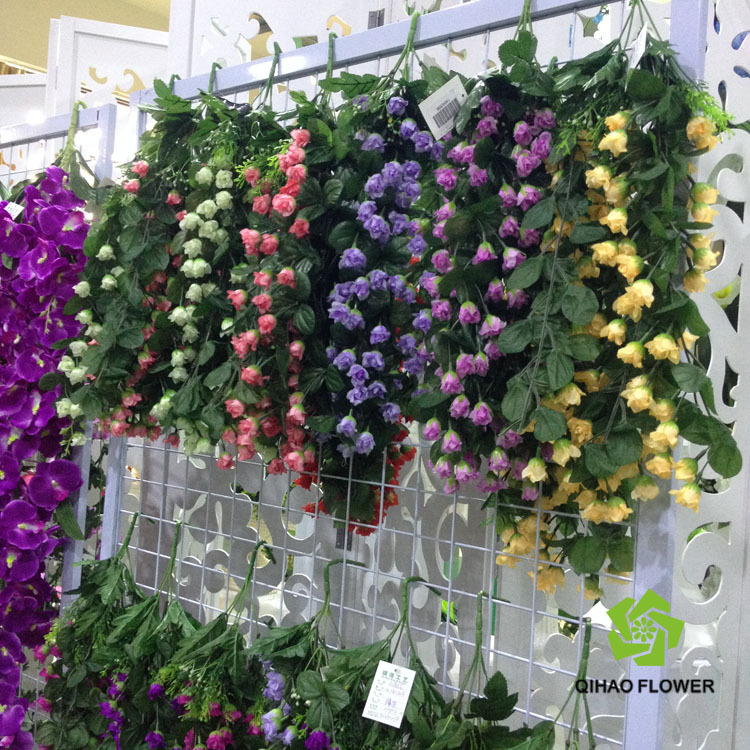 絹のヒマワリ2.5m人工葉の花のつるを自宅の庭の装飾ガーランドの結婚式仕入れ・メーカー・工場