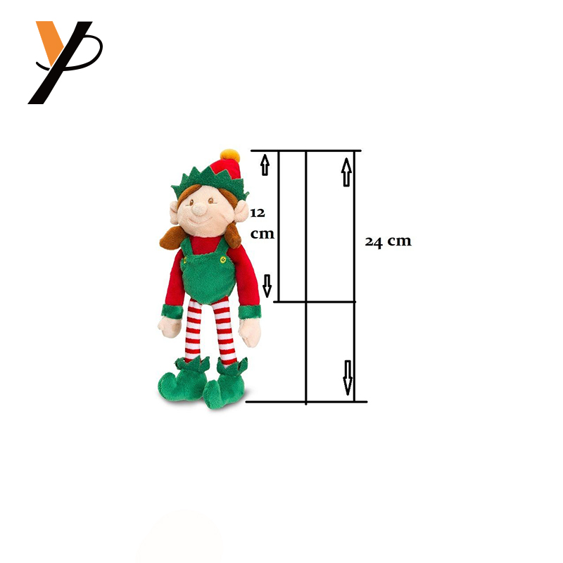 girl elf christmas figure plush doll in bulk gift
