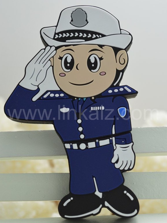 design professional 3d policeman shape 8gb usb pen drives