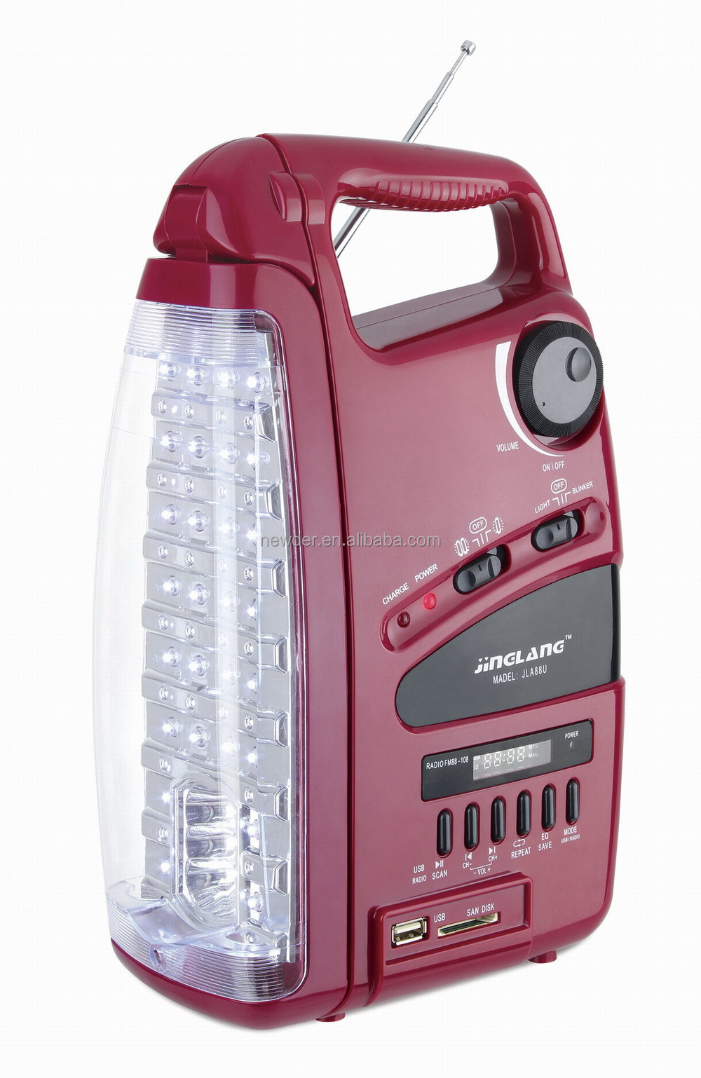 Rechargeable Emergency LED Light with USB/Radio 288UL - China Emergency  Light, Emergency Lamp