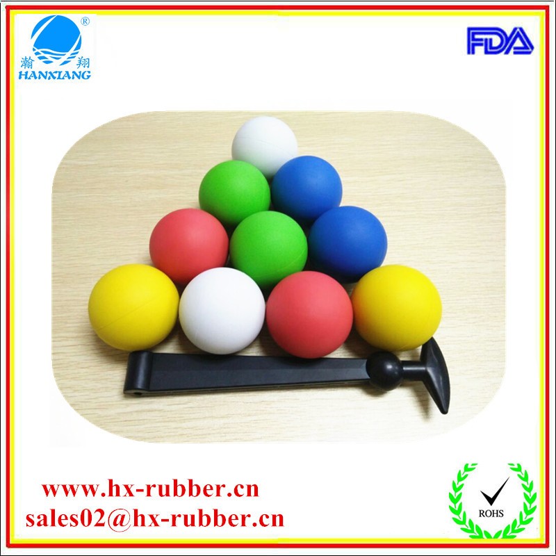 colorful rubber bouncy balls