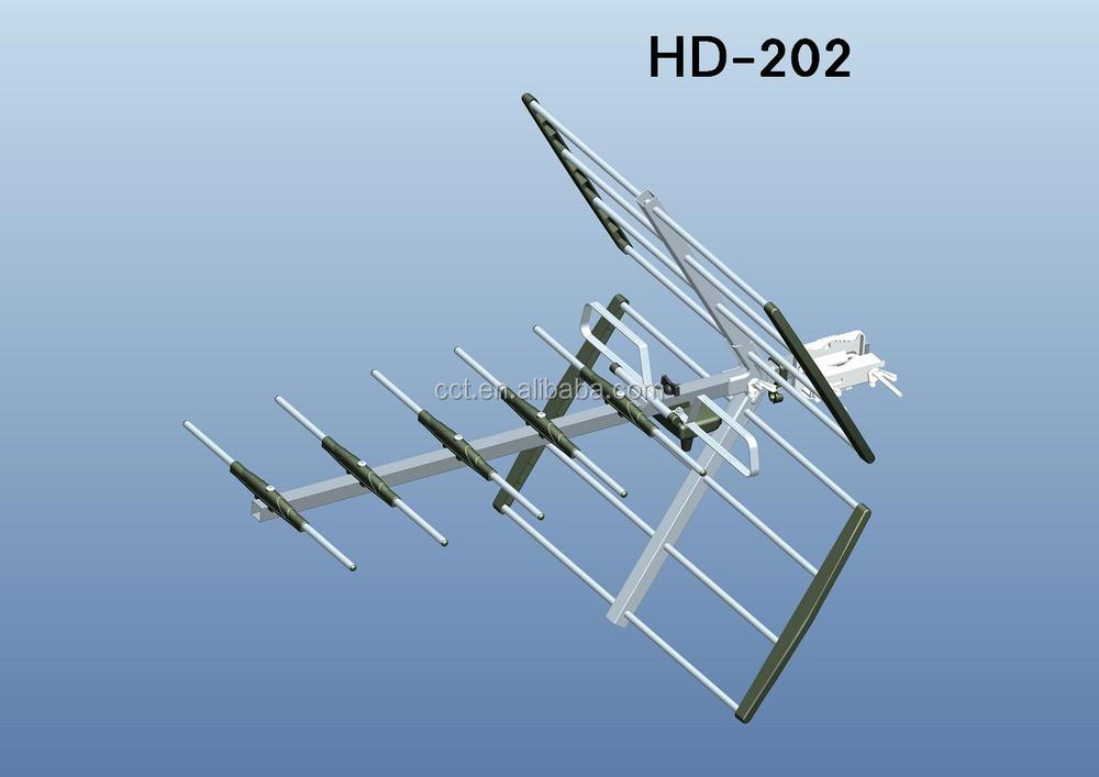 モデルなし。 uhfテレビアンテナ高利得hd-213atsc/dvb-t/dvb-t2デジタルアンテナ屋外での使用仕入れ・メーカー・工場