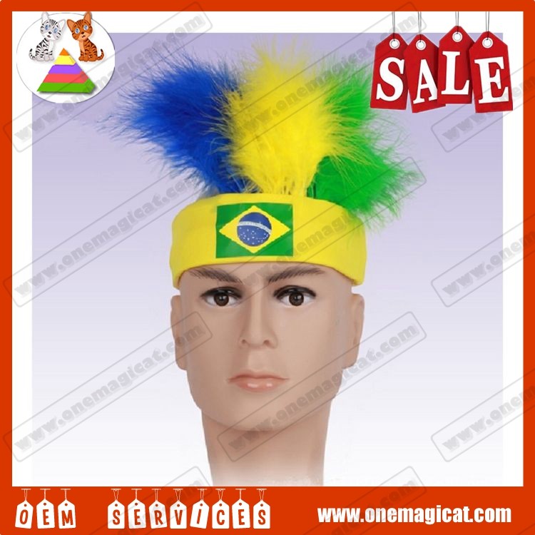 安い人気カスタマイズ国旗柄otherness brushead かつら用サッカー ファン 問屋・仕入れ・卸・卸売り