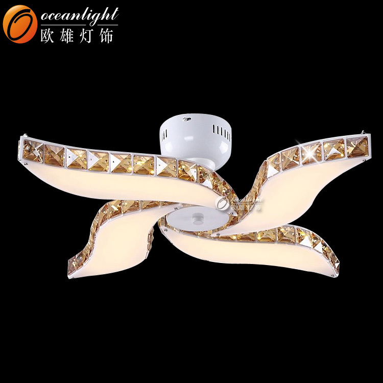Recessed Fluorescent Louver Ceiling Light Round Glass Ceiling