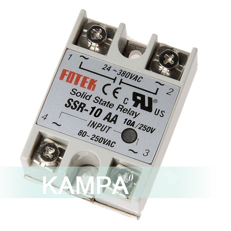 Ssr-10aa Ac To Ac Electric Relay Ssr 10a 220vac Solid State Relay Fotek ...