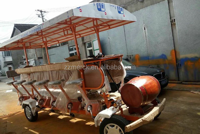 Electric Mobile Beer Bike Party Electric Bicycle for 15 Seater