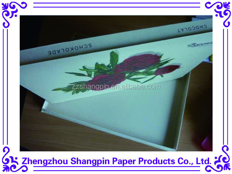 Custom made chocolate bar box from Alibaba
