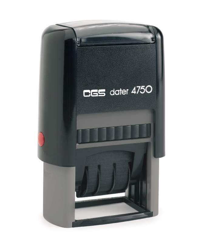 CGS 4750 Date Stamp&Auto Stamper&Stamp Date&Automatic Date Stamp(BLUE HANDLE,SIZE:60X40mm)