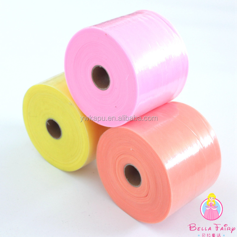 Hot sale colorful tulle roll for tutu from china in 100% Polyester Fabric tulle for baby clothes