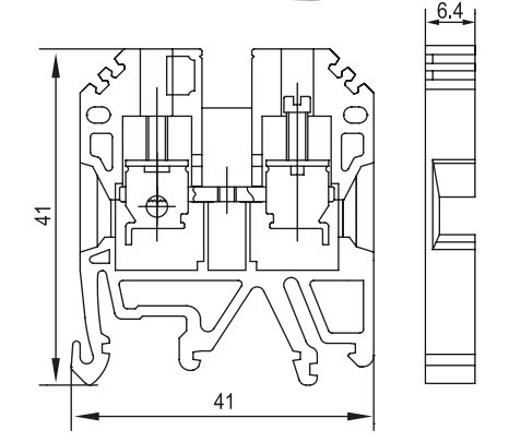 産業用電気sek-2.5dinレールターミナルブロック仕入れ・メーカー・工場