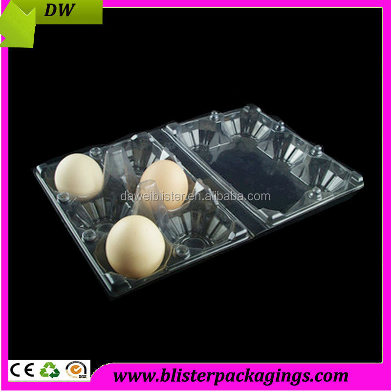 advanced quality pet transparent blister packaging box for eggs