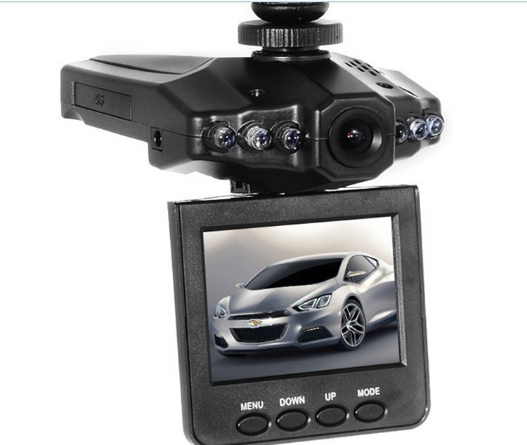 H198 Car DVR with 2.5 Inch 270 Degree Rotated Screen, 6 IR LED, HD 720P Night Vision Car Camera Camcorder Dash Cam 12