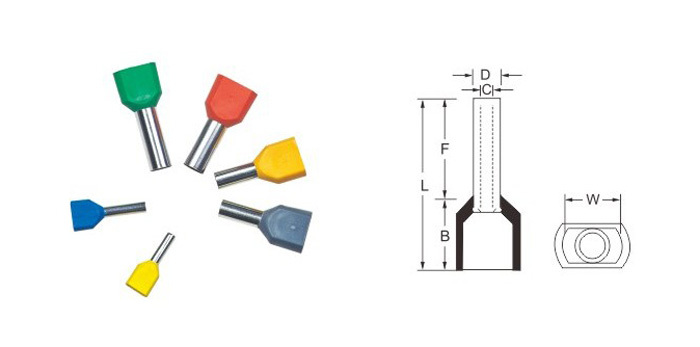 絶縁リング端子、 ワイヤ端子、 ケーブル端子仕入れ・メーカー・工場