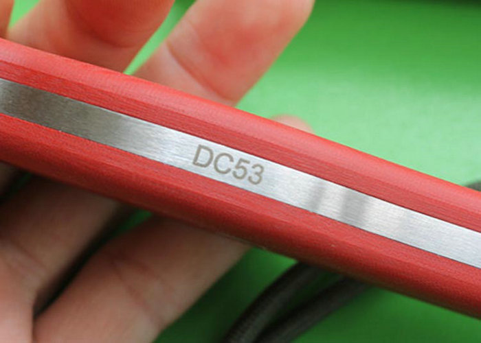 赤ブレードは、 屋外ナイフを扱うg10dc53つや消し金属表面3024ジャングルナイフ問屋・仕入れ・卸・卸売り