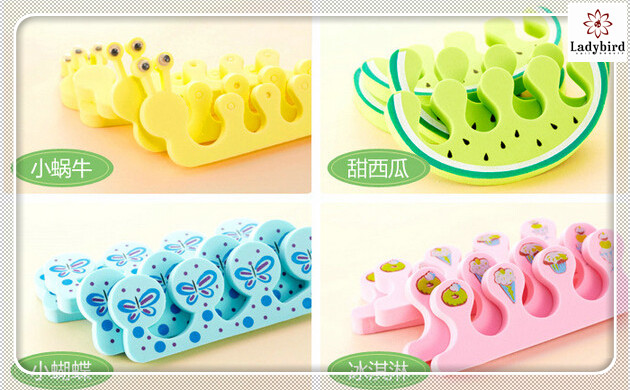 ホワイト使い捨てevatoeつま先と指用セパレータ用ネイルツール 問屋・仕入れ・卸・卸売り
