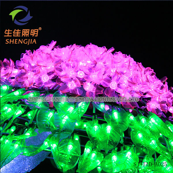 Can choose color golden christmas mushroom tree ornament