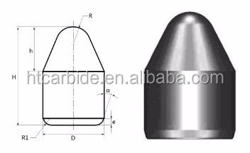 tungsten carbide buttons 