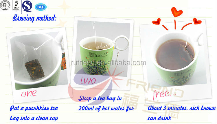 Refine chinese tea supply in yunnan chinese puer tea puer slim tea