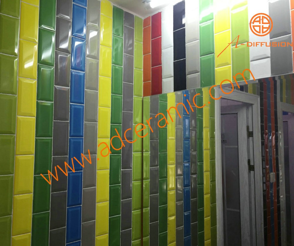 Zilvergrijs heldere keuken tegels 3x6 inch 75x150mm voor muur ...