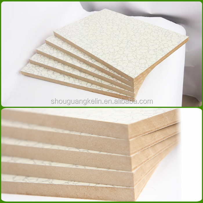 2015熱い販売2.5 〜 25 ミリメートル メラミン直面mdf 問屋・仕入れ・卸・卸売り