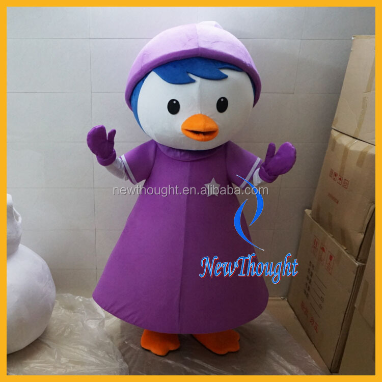 ビッグぬいぐるみペンギンエヴァの泡ヘッドのマスコットの衣裳の子供パーティーポロロ仕入れ・メーカー・工場