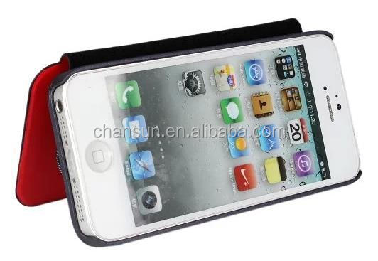 China product jean cell phone case pu leather case for iphone 4.jpg