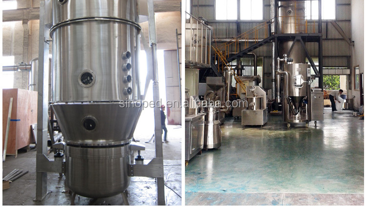 GFG High efficiency vertical cocoa powder fluid bed dryer