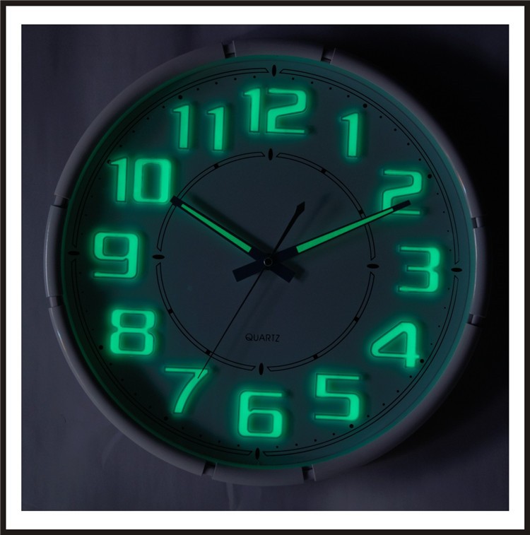 Luminous Analog Home Decoration Wall Clock Buy Decorative Atomic Wall