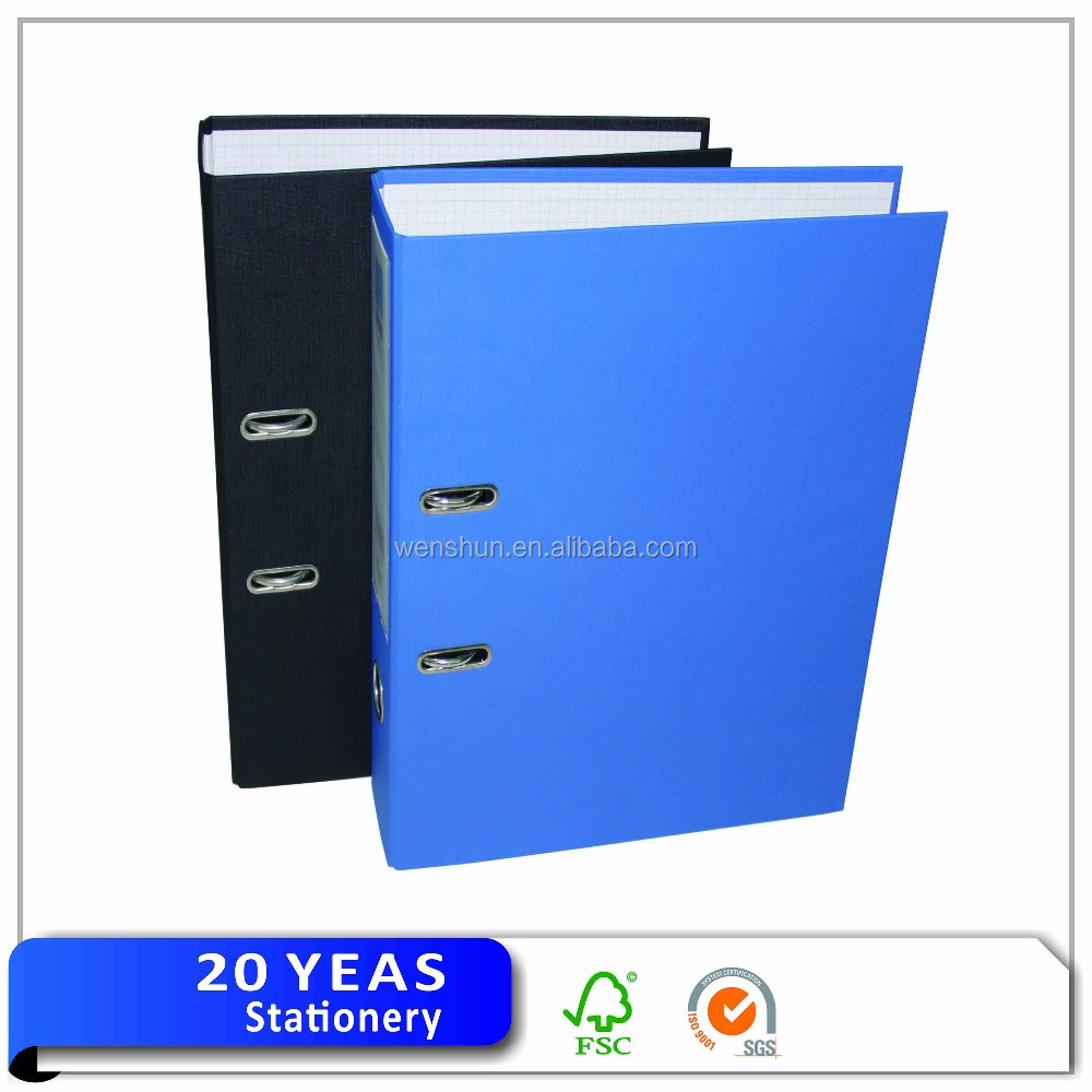 Hot selling handmade hard cover 3 ring binder paper file folder
