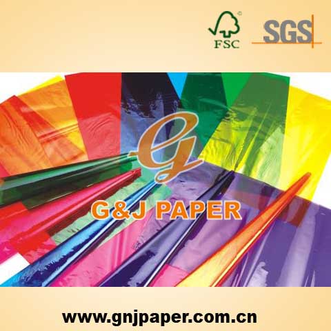 White Color Cellophane Paper For Gift Packaging Sheets