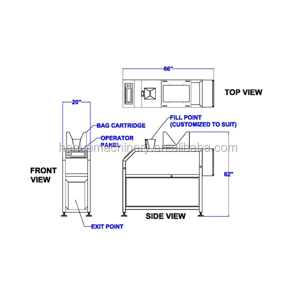 One year warranty cocoa coffee powder packing machineries for sale