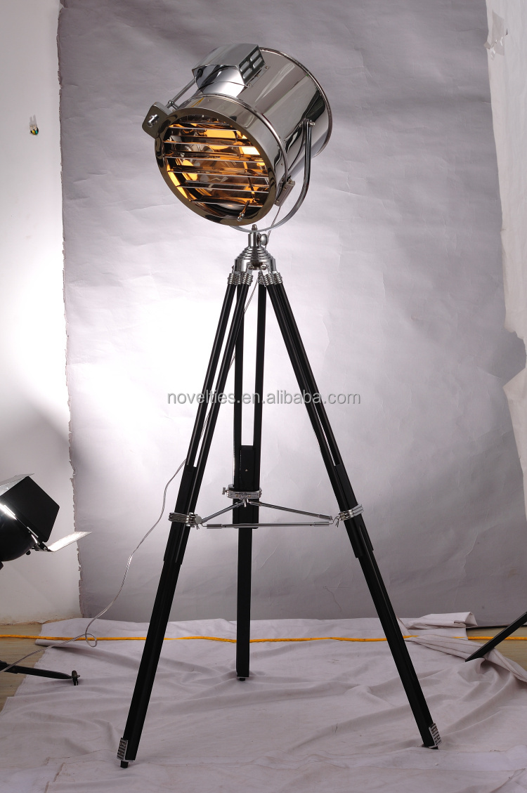 Retro loft industriale treppiede lampada da terra standing ...