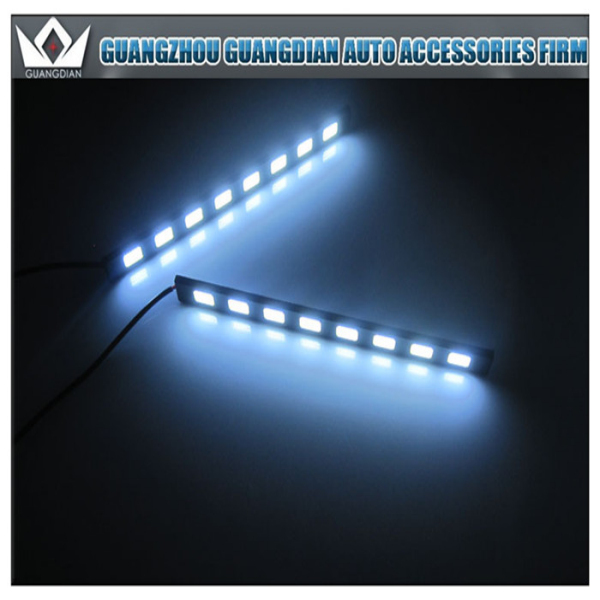 6SMD COB LEDデイライト/ディライト COB LED 面発光 タイプ汎用スティックライトブラック/シルバー スポットライト/DRL ホワイト 12V用 2個セット問屋・仕入れ・卸・卸売り