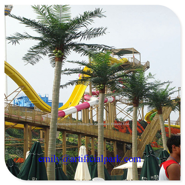 2014 products high quality fake coconut tree home/playground/beach/pool/park building outdoor decoration artificial coconut tree