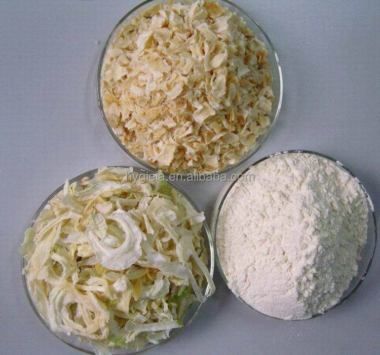 Organic dehydrated white onion granule