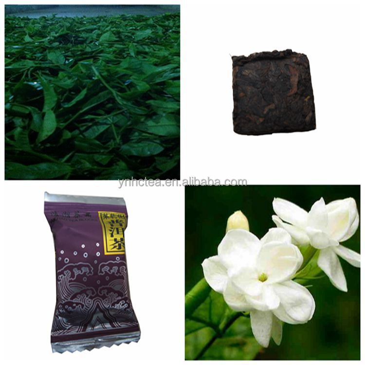 125g Cube Sugar Shaped Jasmine Pu-erh Tea