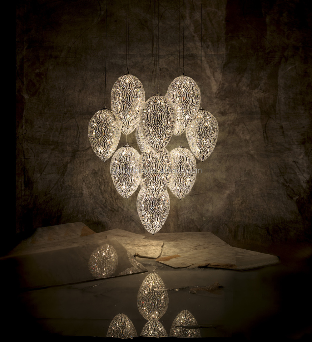 Lampade pendenti cristallo: decorativo appeso lampada a ...