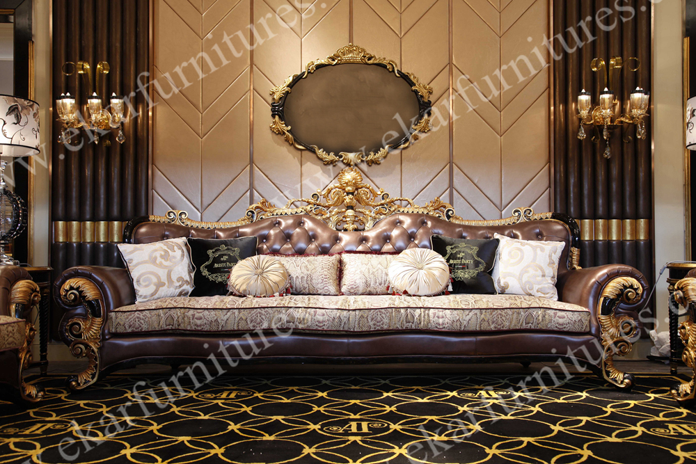 Furniture Diwan Wooden Sofa Set Designs Living Room Sofa Ti 010