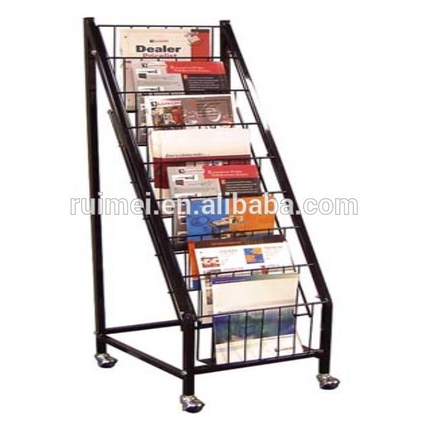Movable Tstyle Library Newspaper Rack Buy Library Newspaper Rack,Newspaper Rack,Newspaper