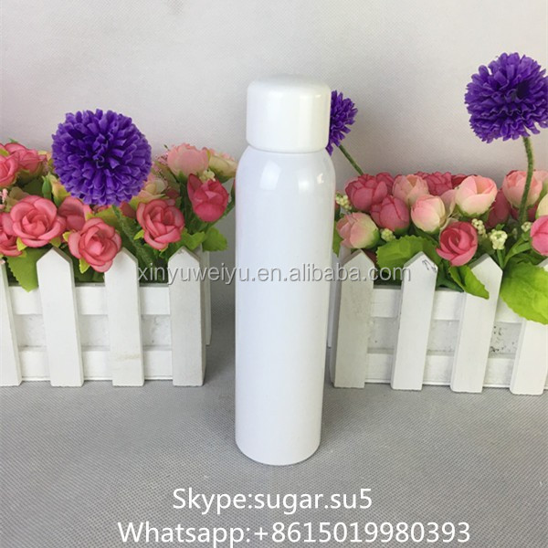 Empty aluminum aerosol perfume spray bottles for cosmetic