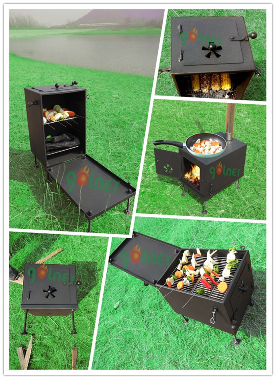 Wood Burning Stove With Double Doors Outdoor Camping Stove Buy